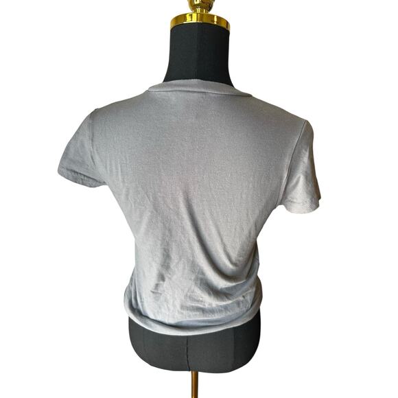 Nickelodeon Cartoon Invader Zim GIR Baby Tee Gray Size Medium - Picture 3 of 4